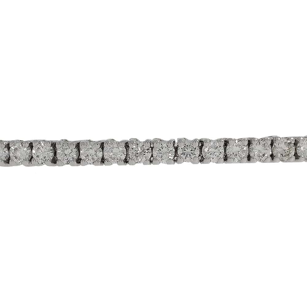 Bratara din aur alb cu diamante