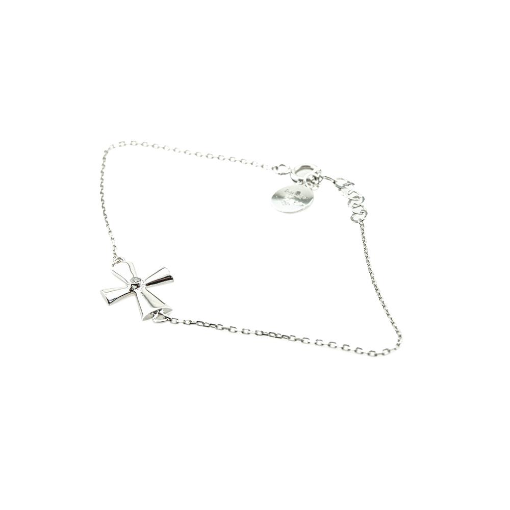 Bratara din aur alb cu diamante