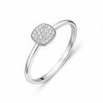 Inel de logodnă aur alb cu diamante 29234