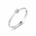 Inel de logodnă aur alb cu diamante  73172