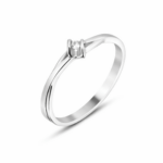 Inel de logodnă aur alb cu diamante 72954