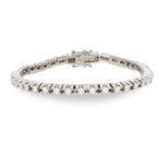 Bratara tennis dama aur alb