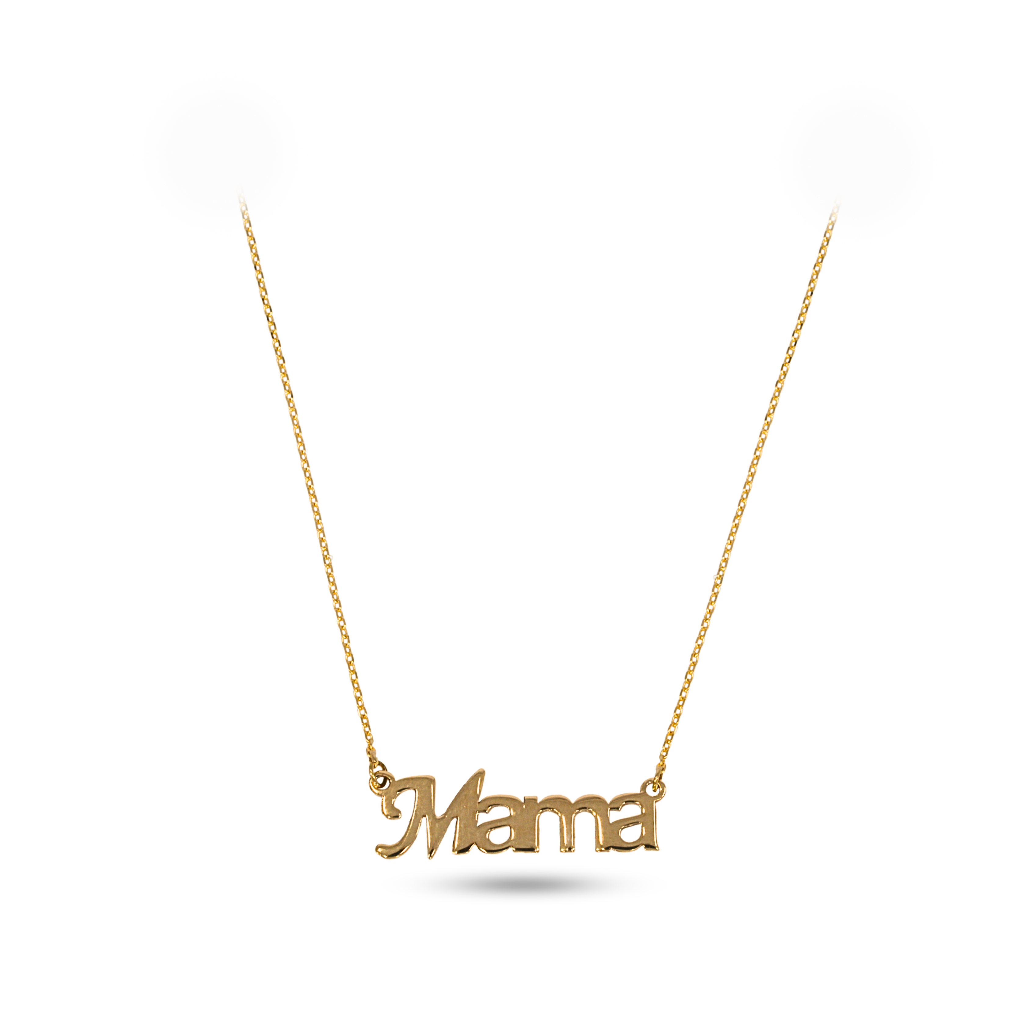 Lant aur galben cu pandantiv mama