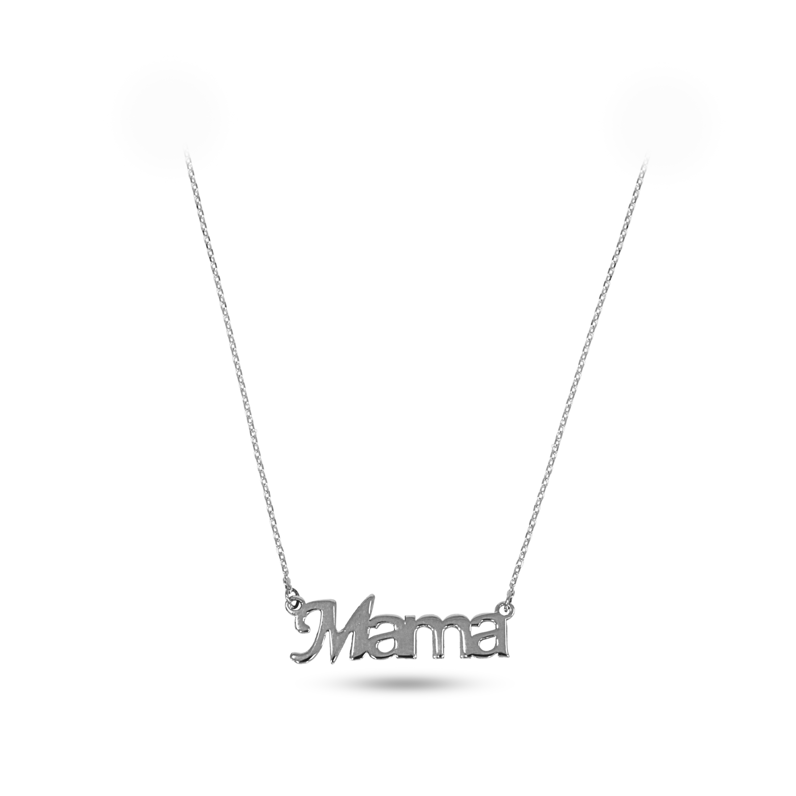 Lant aur alb cu pandantiv mama