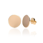 Cercei aur galben 14k banut