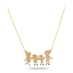 Lant aur cu pandantiv familie