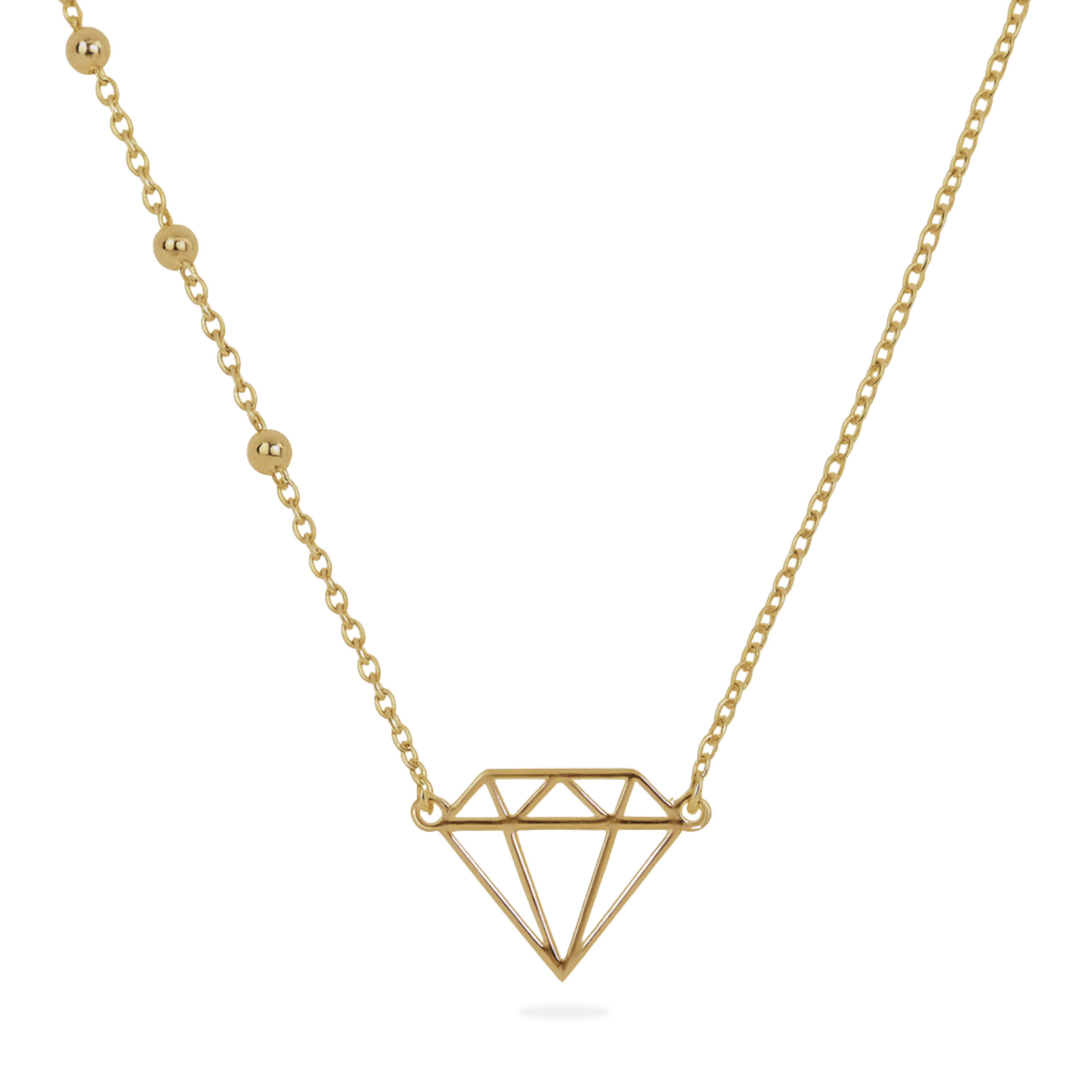 481(1) lant aur cu pandantiv diamant