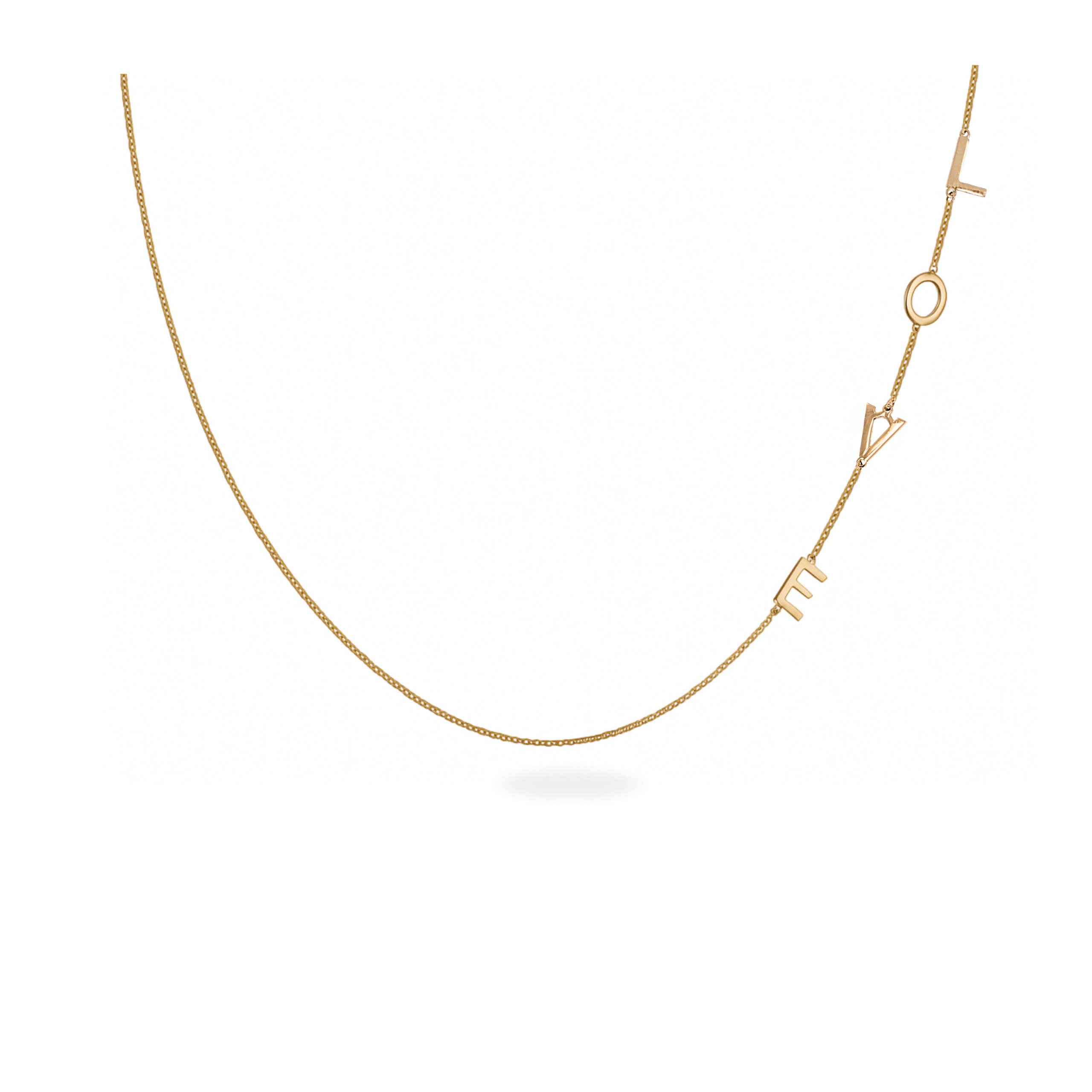 Lant aur cu pandantiv LOVE