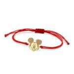 Bratara snur cu pandantiv mikey mouse