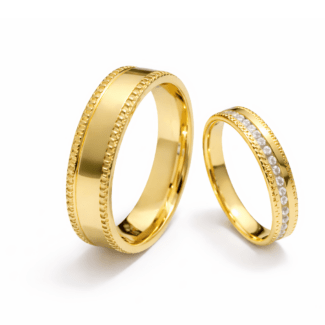 Verighete din aur galben de 14k 3121