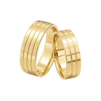 Verighete din aur galben 14k 4628