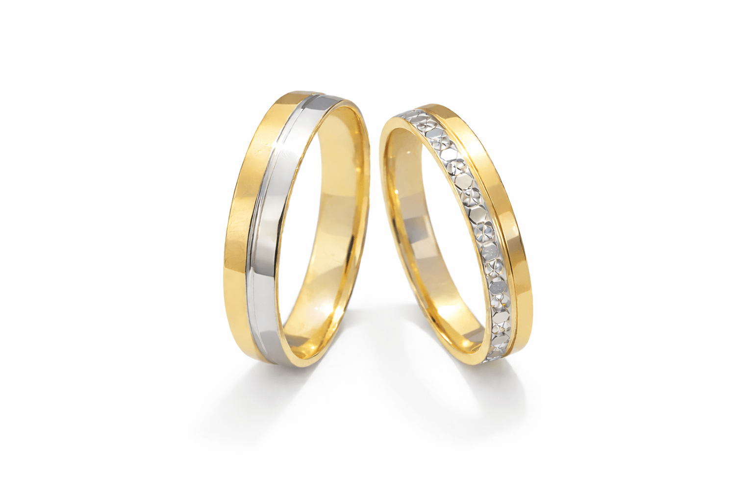 Verighete bicolore 14k, 4582