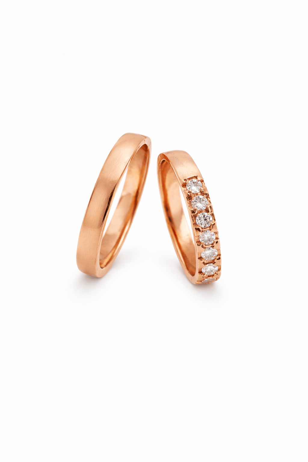 Verighete aur roz 14k, model 942