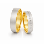 Verighete aur bicolor 14k, 40