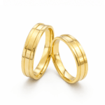 Verighete din aur galben de 14k 4583