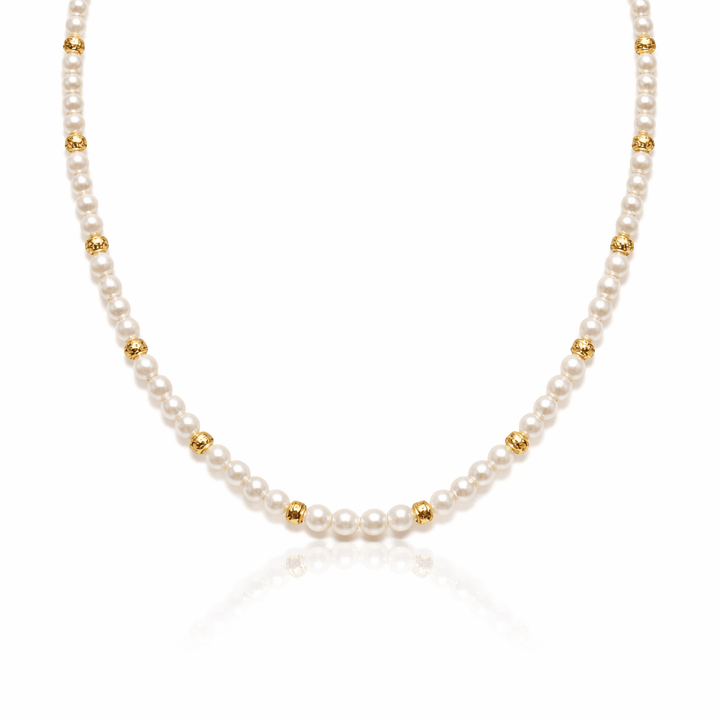 Colier din perle de cultura cu aur galben de 14k 514