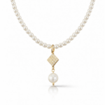 Colier din perle de cultura cu aur galben 14k 512